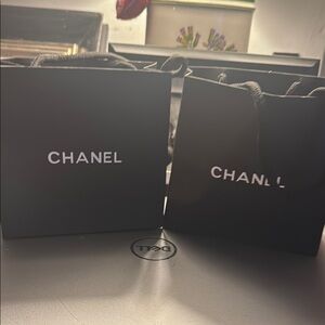 CHANEL Classic Black Shopping Bags